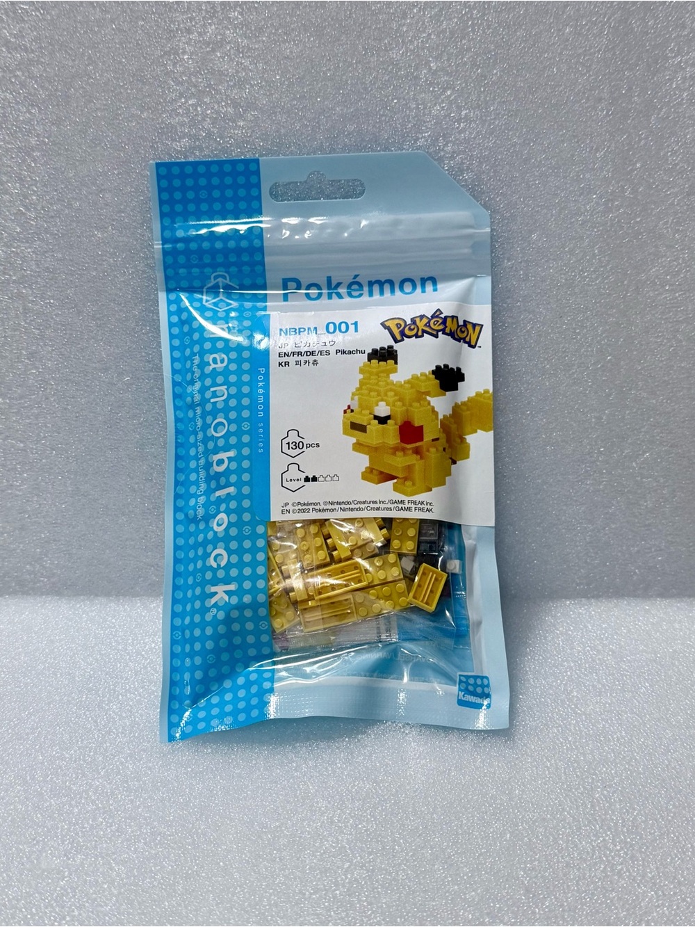 Pokémon Puzzle Pikachu Quirky Fun Nanoblock Kawada Building Blocks NBPM 001
